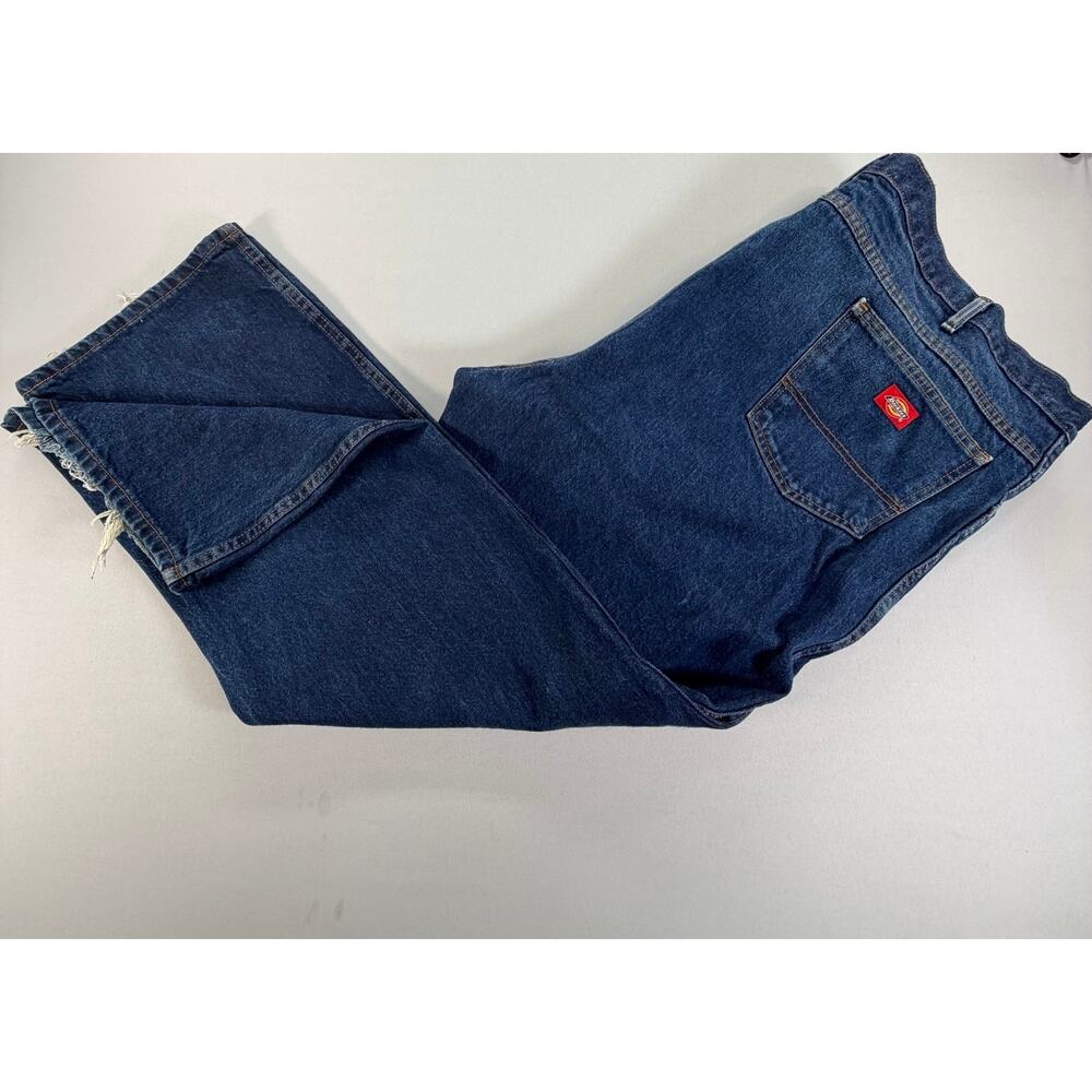 Dickies Jeans Men's 52x32 Blue Relaxed Fit Workwear Denim Pants Carpenter